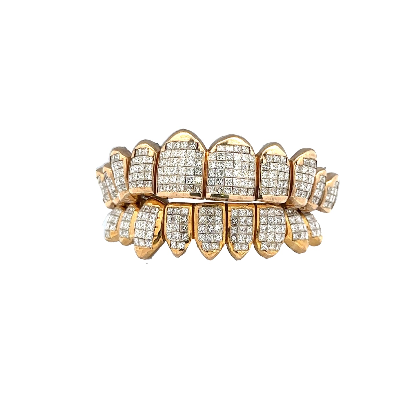 princess cut diamond grill